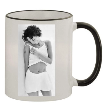 Lena Headey 11oz Colored Rim & Handle Mug