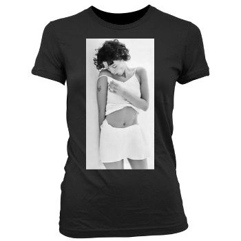 Lena Headey Women's Junior Cut Crewneck T-Shirt