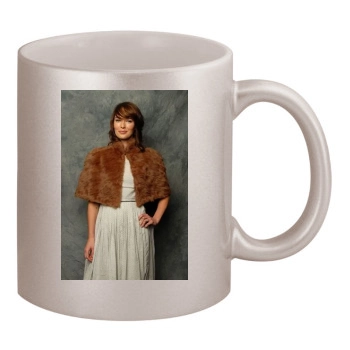 Lena Headey 11oz Metallic Silver Mug