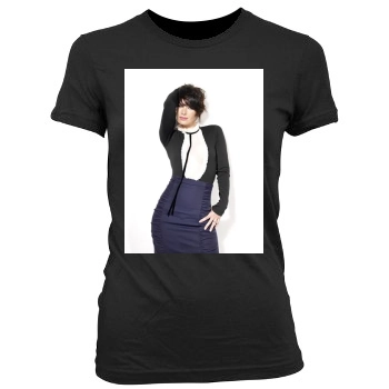 Lena Headey Women's Junior Cut Crewneck T-Shirt