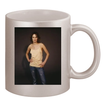 Lena Headey 11oz Metallic Silver Mug