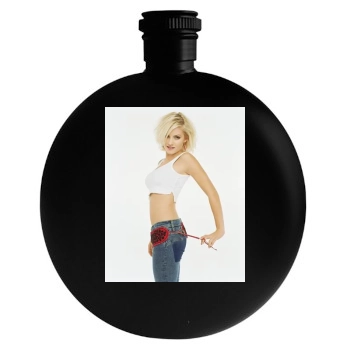 Elisha Cuthbert Round Flask