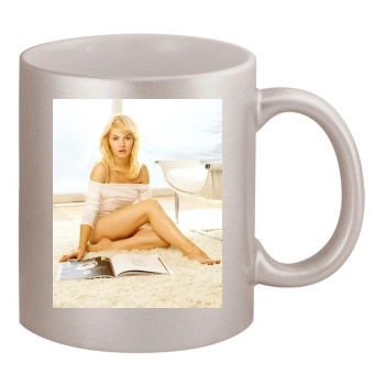 Elisha Cuthbert 11oz Metallic Silver Mug