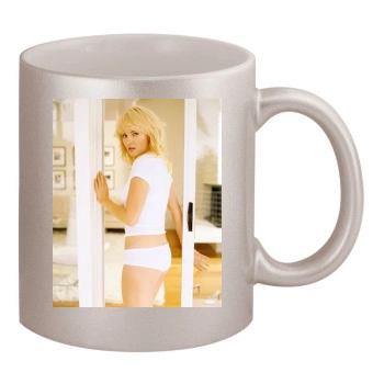 Elisha Cuthbert 11oz Metallic Silver Mug