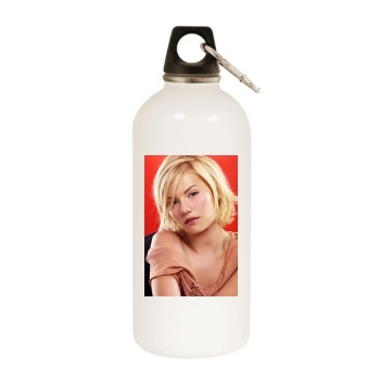 Elisha Cuthbert White Water Bottle With Carabiner