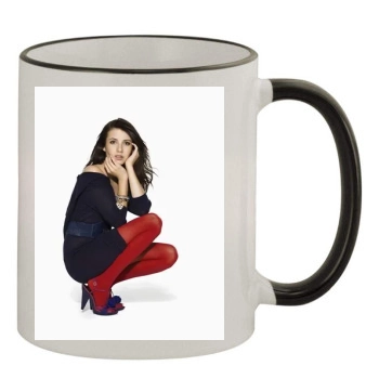 Emma Roberts 11oz Colored Rim & Handle Mug