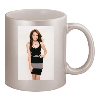 Emma Roberts 11oz Metallic Silver Mug