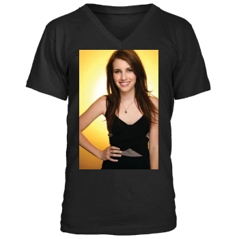 Emma Roberts Men's V-Neck T-Shirt