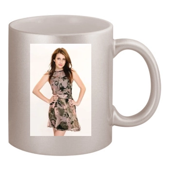 Emma Roberts 11oz Metallic Silver Mug