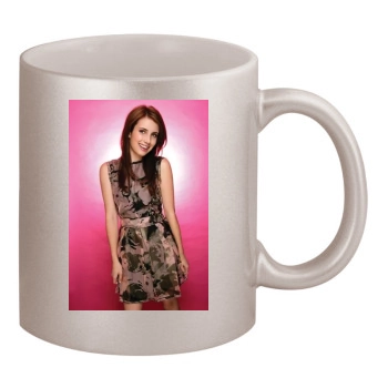 Emma Roberts 11oz Metallic Silver Mug