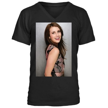 Emma Roberts Men's V-Neck T-Shirt