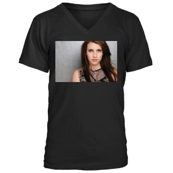 Emma Roberts Men's V-Neck T-Shirt