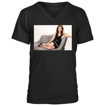 Emma Roberts Men's V-Neck T-Shirt