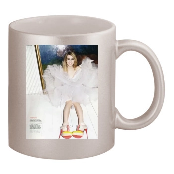 Emma Roberts 11oz Metallic Silver Mug