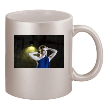 Emma Roberts 11oz Metallic Silver Mug