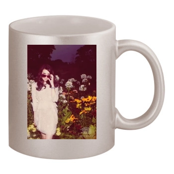 Emma Roberts 11oz Metallic Silver Mug