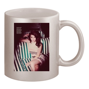 Emma Roberts 11oz Metallic Silver Mug