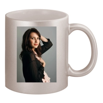 Emma Roberts 11oz Metallic Silver Mug