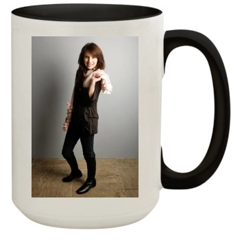 Emma Roberts 15oz Colored Inner & Handle Mug