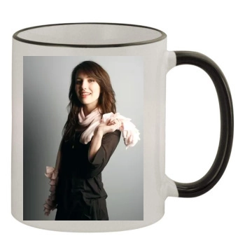 Emma Roberts 11oz Colored Rim & Handle Mug