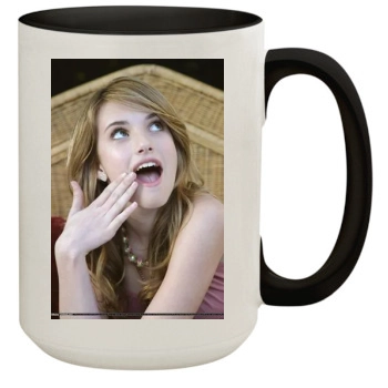 Emma Roberts 15oz Colored Inner & Handle Mug