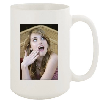 Emma Roberts 15oz White Mug