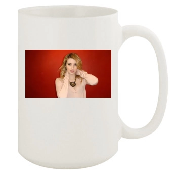 Emma Roberts 15oz White Mug