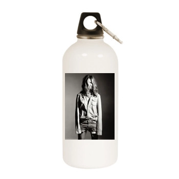 Jennifer Aniston White Water Bottle With Carabiner