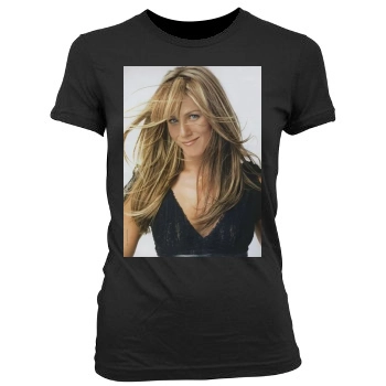 Jennifer Aniston Women's Junior Cut Crewneck T-Shirt