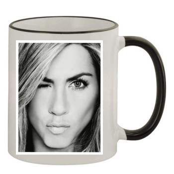 Jennifer Aniston 11oz Colored Rim & Handle Mug