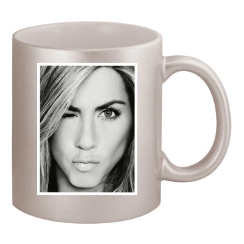 Jennifer Aniston 11oz Metallic Silver Mug