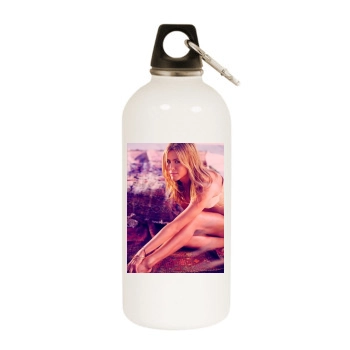 Jennifer Aniston White Water Bottle With Carabiner