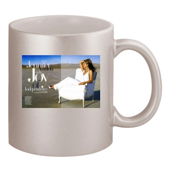 Jennifer Aniston 11oz Metallic Silver Mug