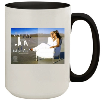 Jennifer Aniston 15oz Colored Inner & Handle Mug