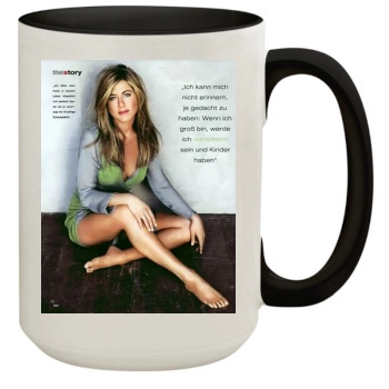 Jennifer Aniston 15oz Colored Inner & Handle Mug