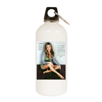 Jennifer Aniston White Water Bottle With Carabiner