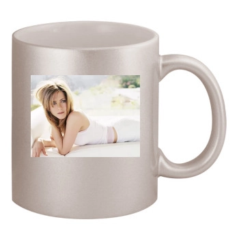 Jennifer Aniston 11oz Metallic Silver Mug