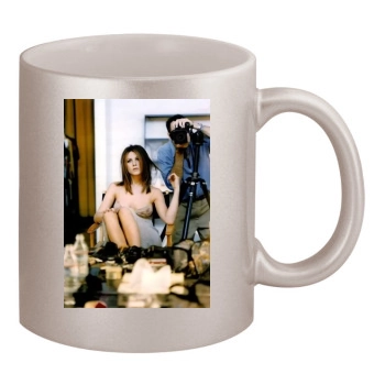 Jennifer Aniston 11oz Metallic Silver Mug