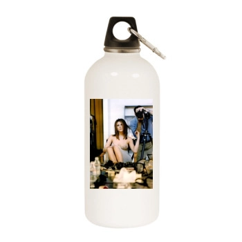 Jennifer Aniston White Water Bottle With Carabiner