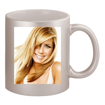 Jennifer Aniston 11oz Metallic Silver Mug