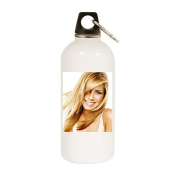 Jennifer Aniston White Water Bottle With Carabiner