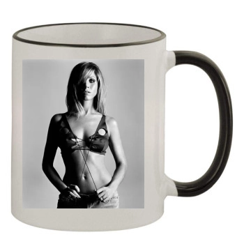 Jennifer Aniston 11oz Colored Rim & Handle Mug