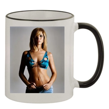 Jennifer Aniston 11oz Colored Rim & Handle Mug