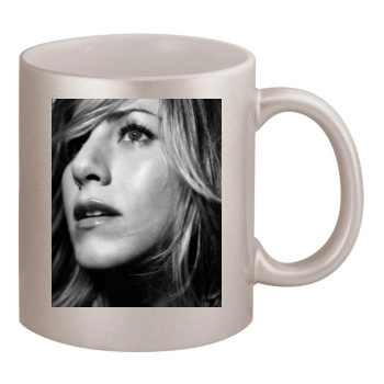 Jennifer Aniston 11oz Metallic Silver Mug