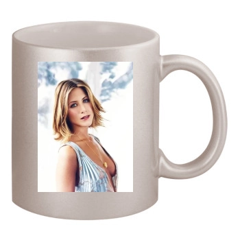 Jennifer Aniston 11oz Metallic Silver Mug