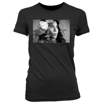 Jennifer Aniston Women's Junior Cut Crewneck T-Shirt