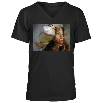 Jennifer Aniston Men's V-Neck T-Shirt