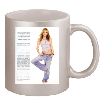 Jennifer Aniston 11oz Metallic Silver Mug