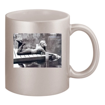 Jennifer Aniston 11oz Metallic Silver Mug