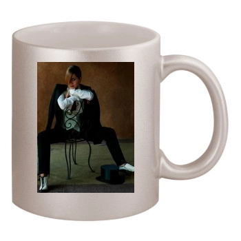 Jennifer Aniston 11oz Metallic Silver Mug